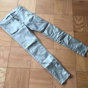 Rag & Bone metallic skinny stretch jeans size 28